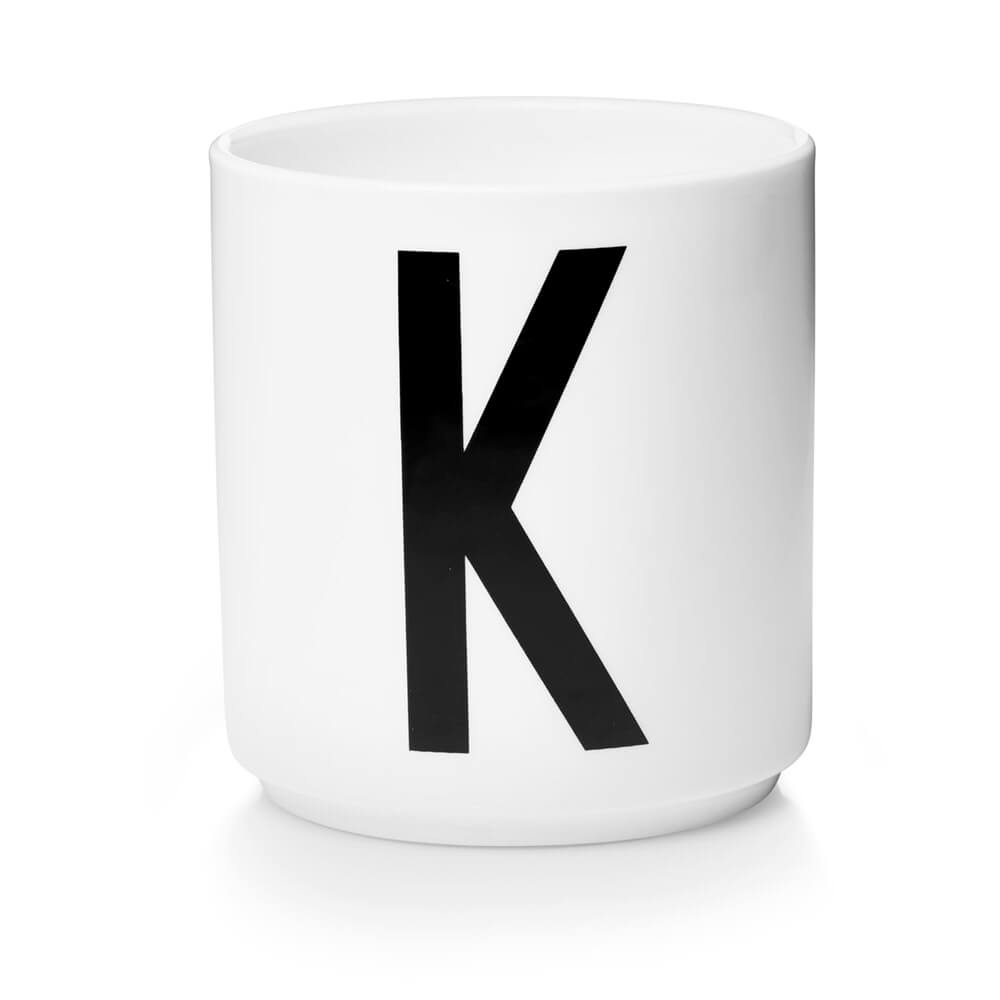 DESIGN LETTERS Personal Porcelain Cup - K