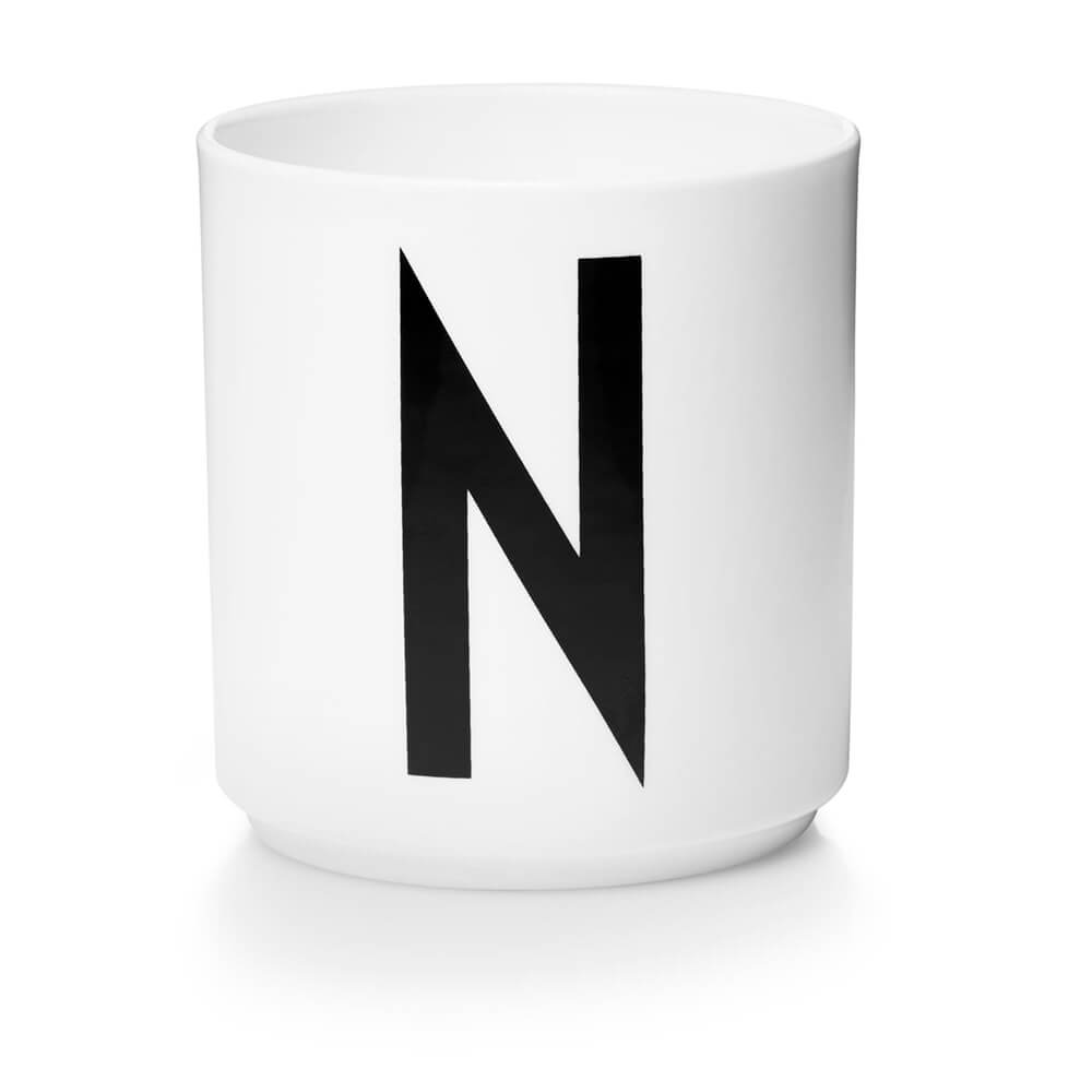 DESIGN LETTERS Personal Porcelain Cup - N
