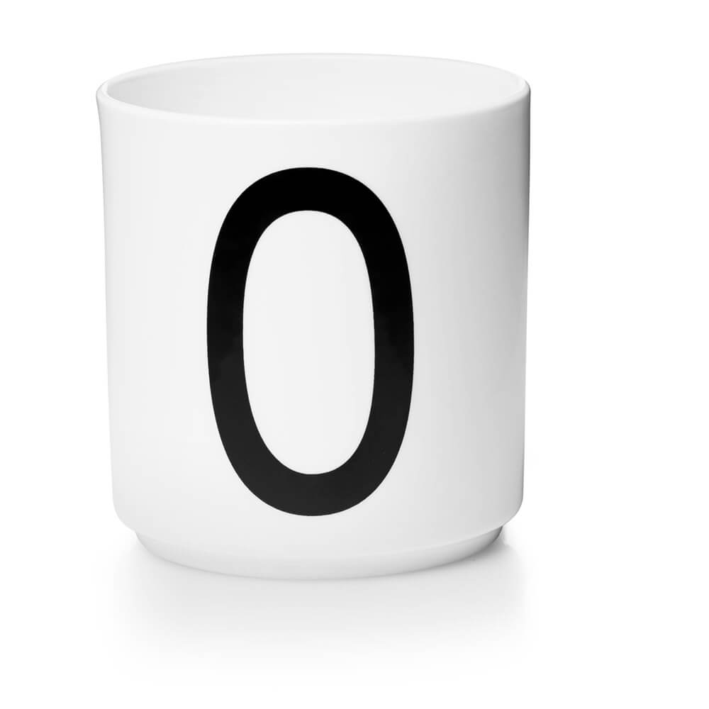 DESIGN LETTERS Personal Porcelain Cup - O