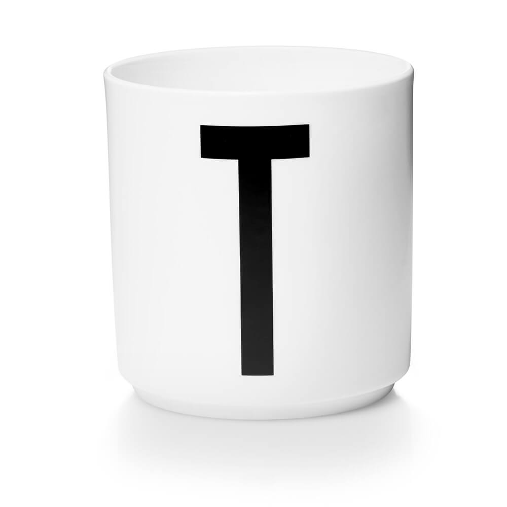 DESIGN LETTERS Personal Porcelain Cup - T