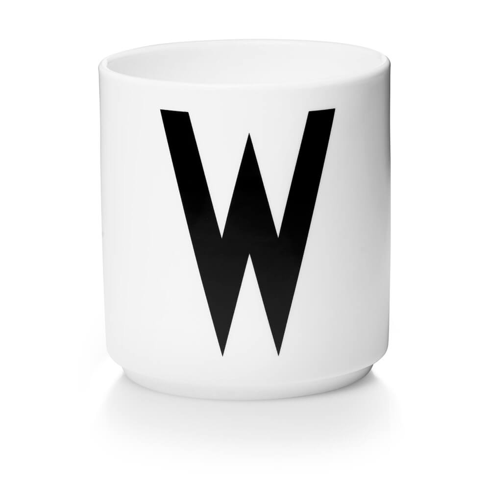 DESIGN LETTERS Personal Porcelain Cup - W