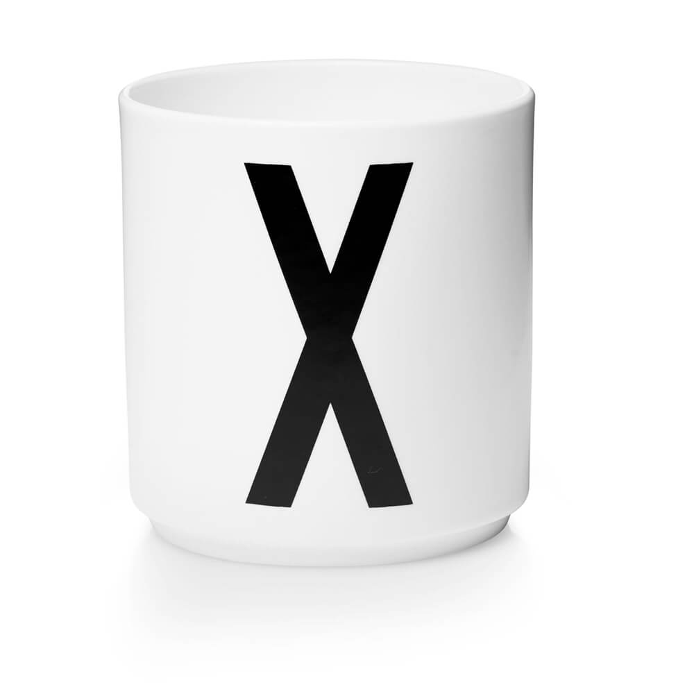 DESIGN LETTERS Personal Porcelain Cup - X