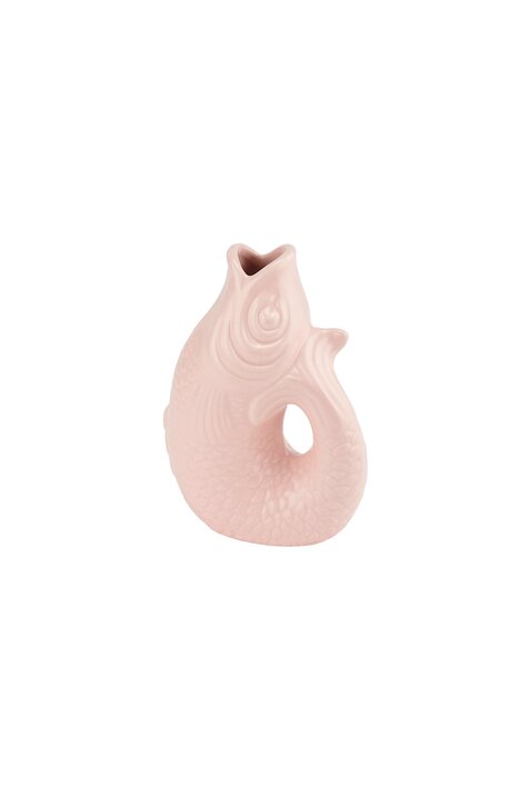 GIFTCOMPANY Monsieur Carafon, Fish Vase, sea pink, 0,2 L