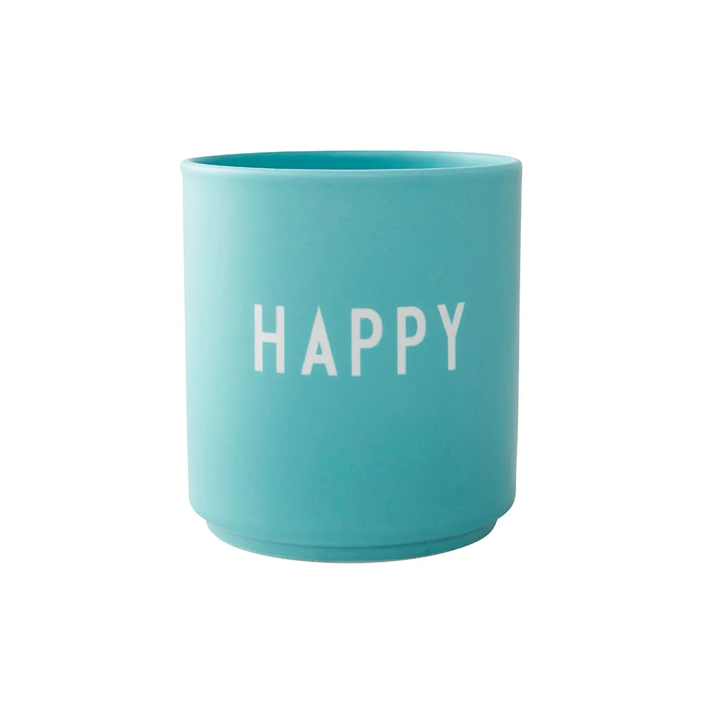 DESIGN LETTERS Favourite Cups - Happy Aqua
