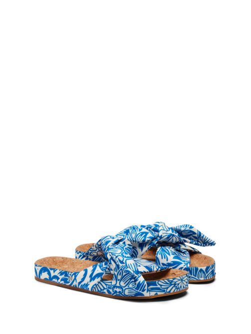 SCOTCH & SODA Footwear Yolin Sandal Blue Flower Print