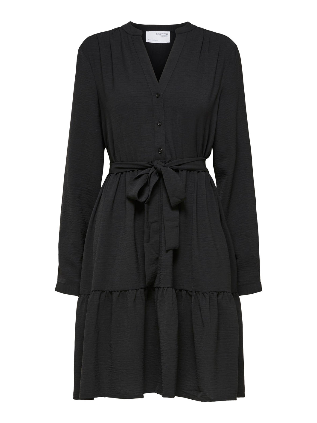 SELECTED SLFMivia Short Dress Black