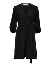 Lade das Bild in den Galerie-Viewer, SELECTED SLFMynte 3/4 Short Dress Black

