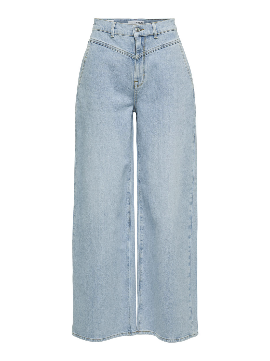 SELECTED SLFJulia Wide Jeans Light Blue