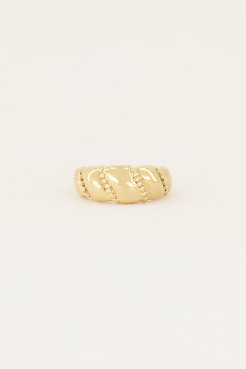 MY JEWELLERY Ring Braided Gold