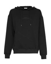 Lade das Bild in den Galerie-Viewer, MOSS COPENHAGEN Ima Logo Hood Sweatshirt Black
